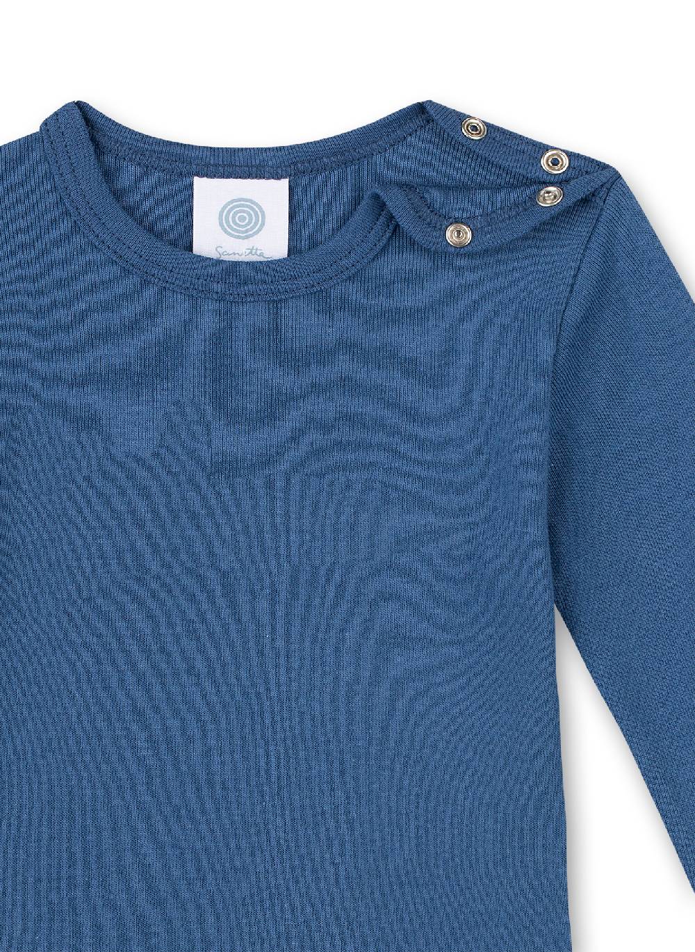 Sanetta Body Langarm (Doppelpack) Weiß Und Blau