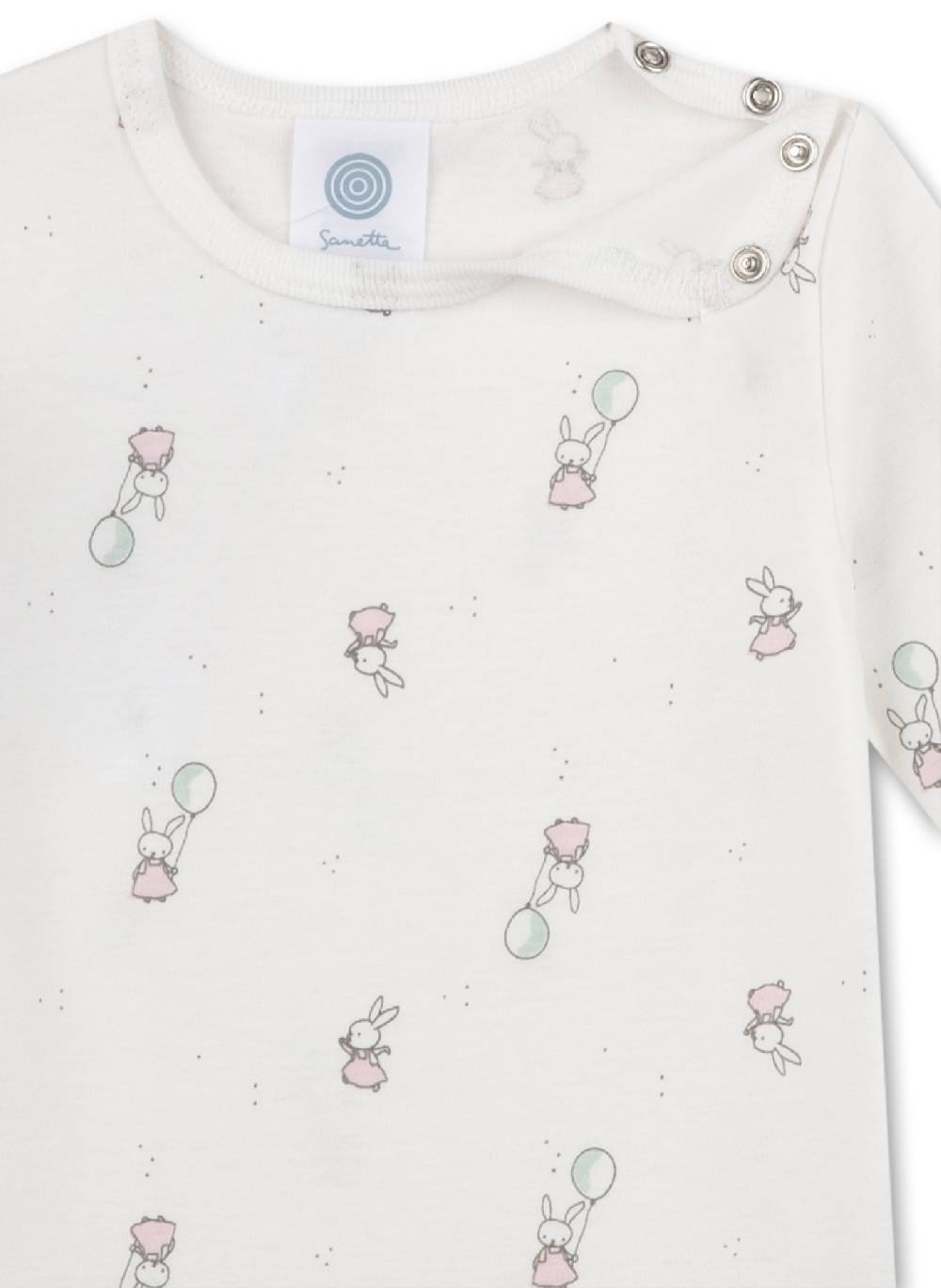 Sanetta Body Langarm Off-White