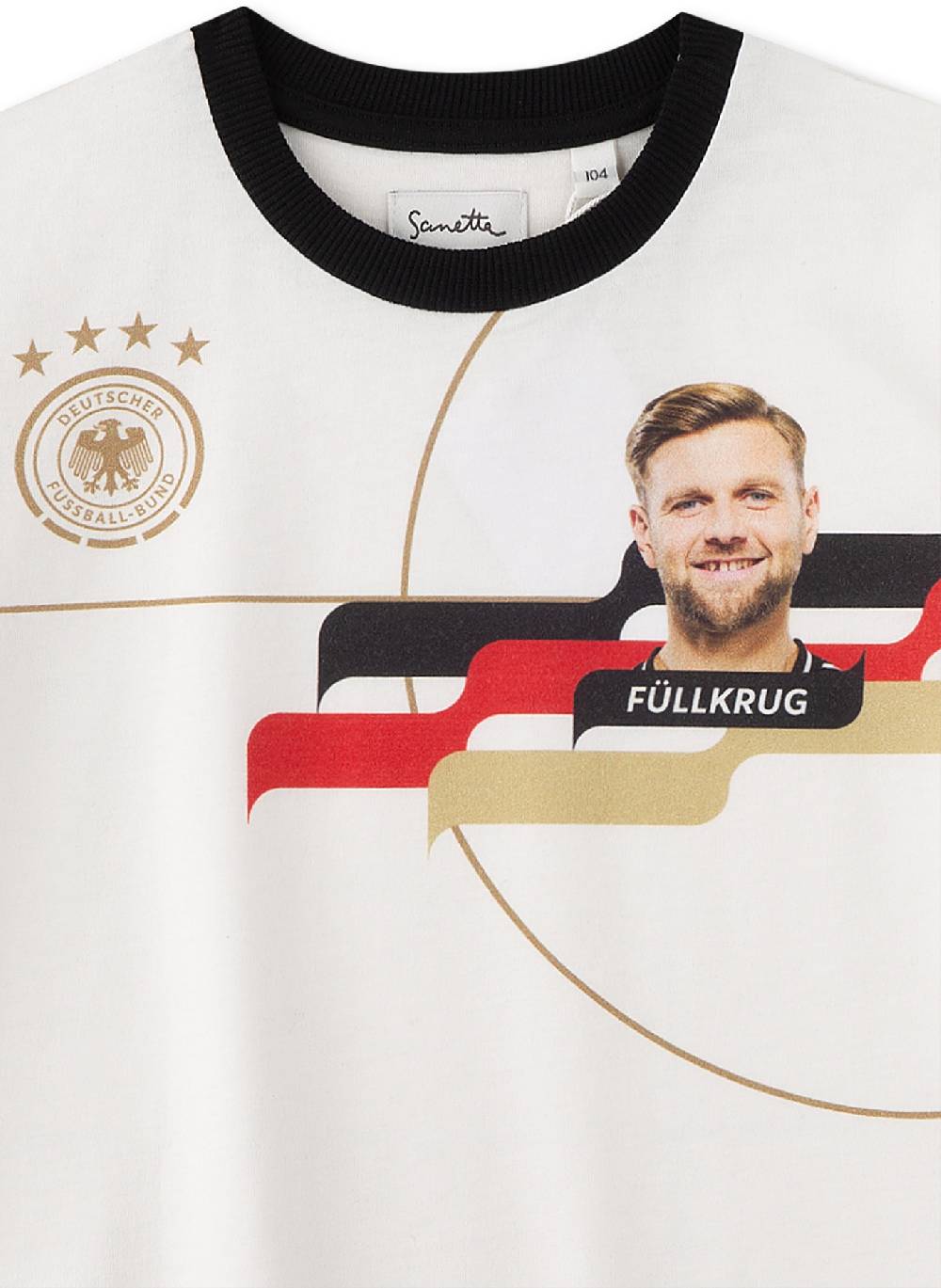 Sanetta DFB-Fanshirt Füllkrug Off-White