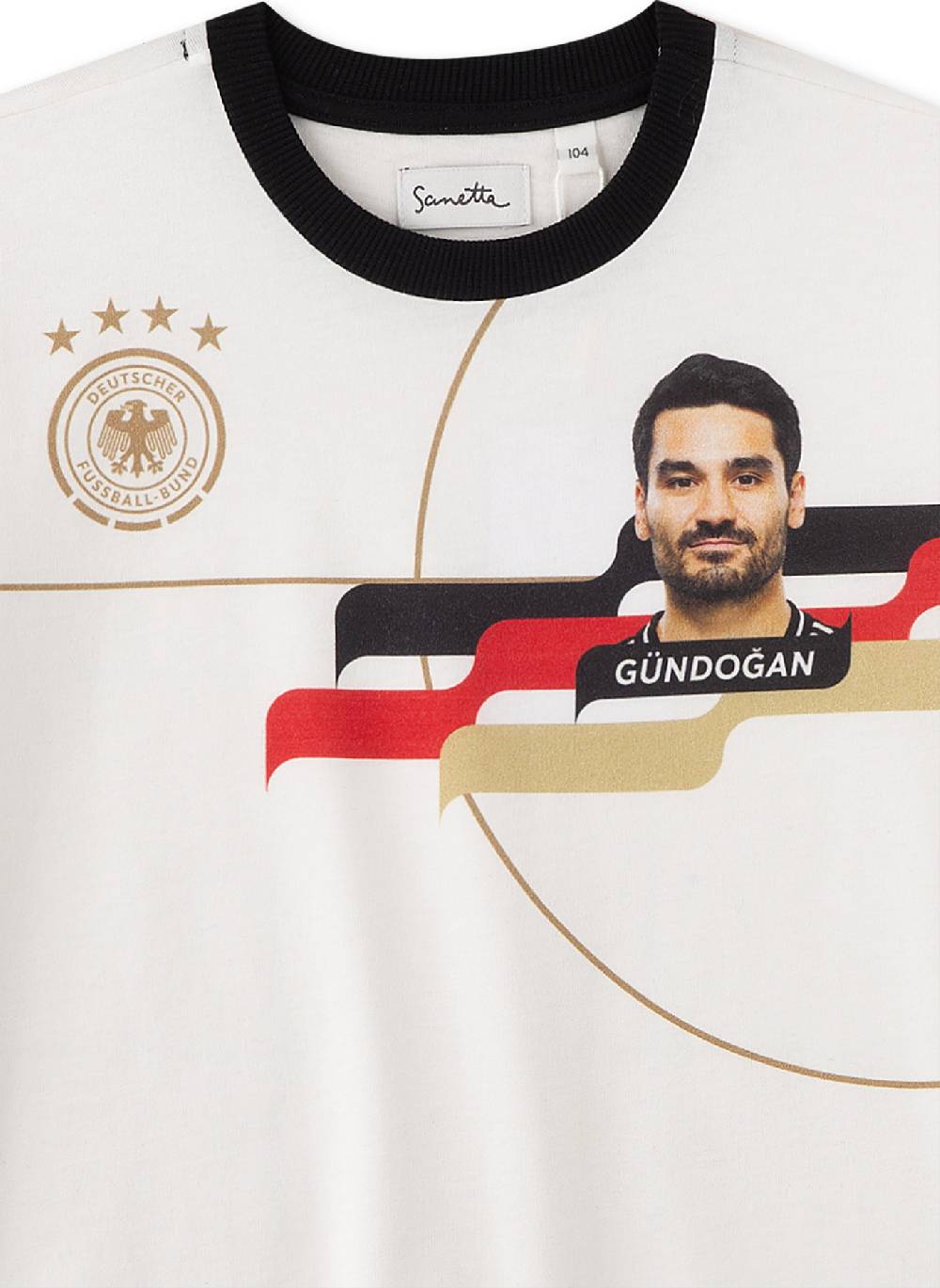 Sanetta DFB-Fanshirt Gündoğan Off-White
