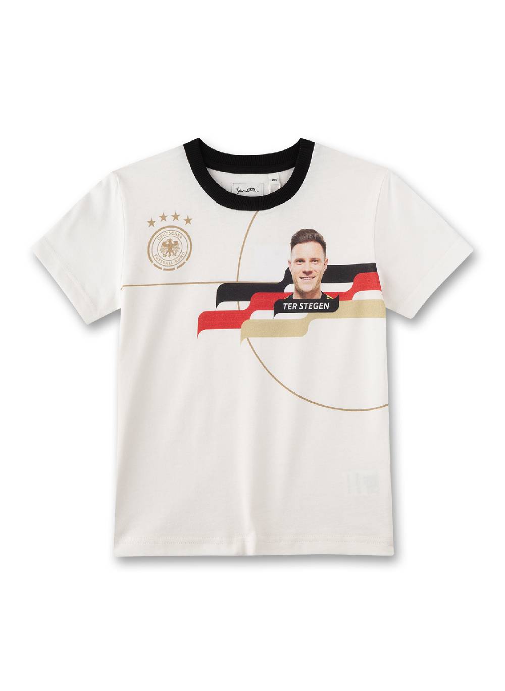 Sanetta DFB-Fanshirt ter Stegen Off-White