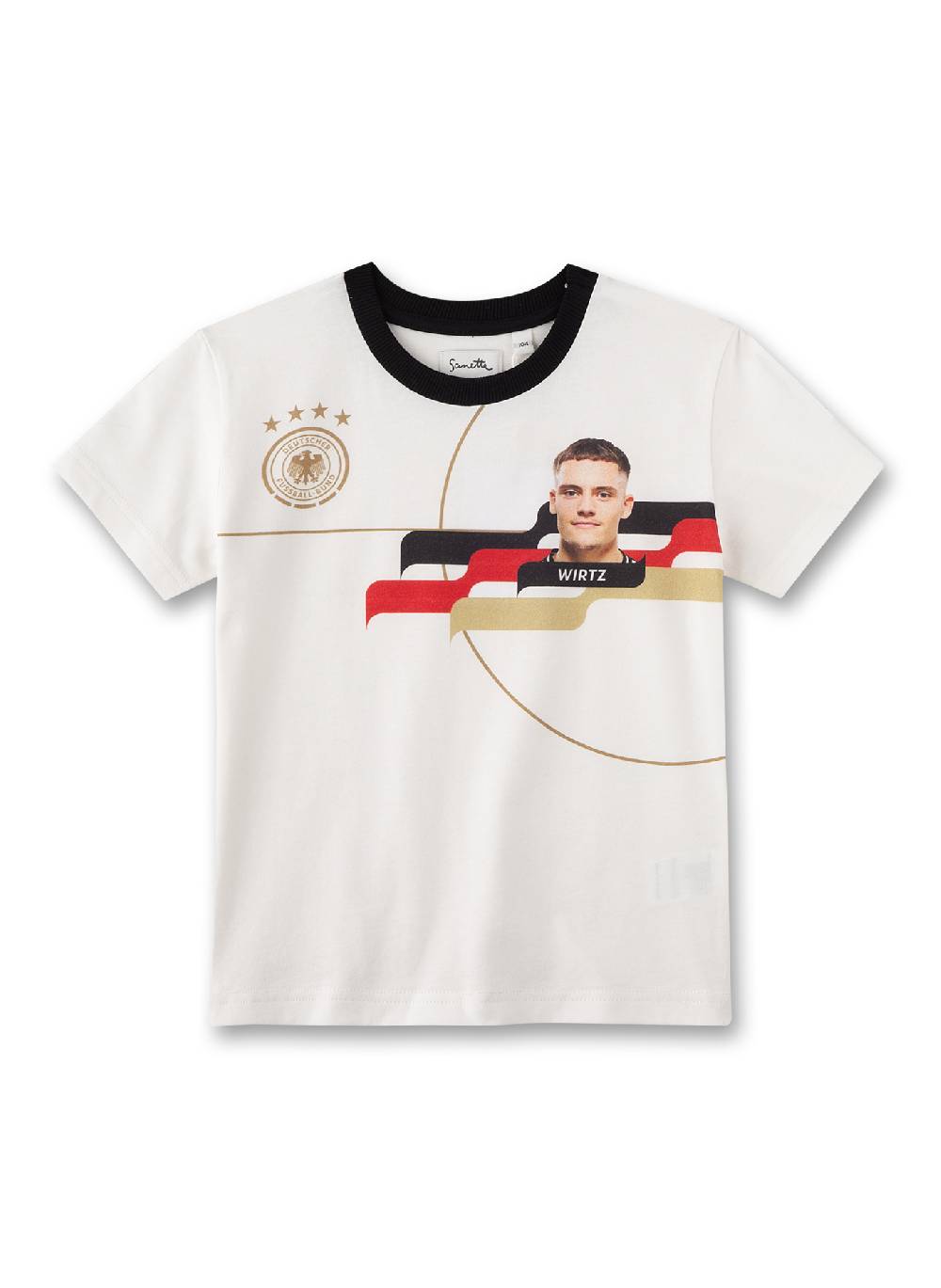 Sanetta DFB-Fanshirt Wirtz Off-White