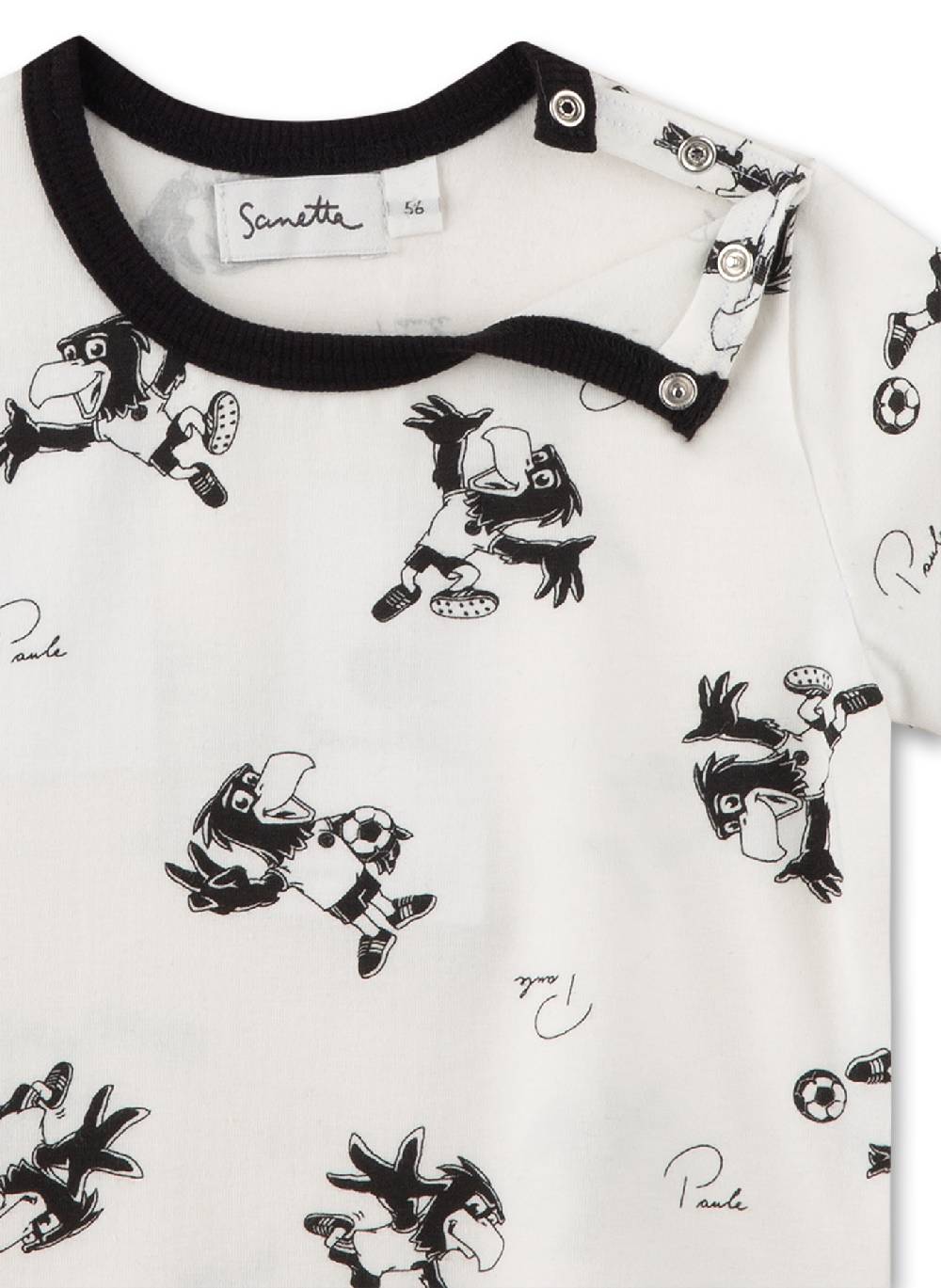 Sanetta DFB T-Shirt PAULE Off-White