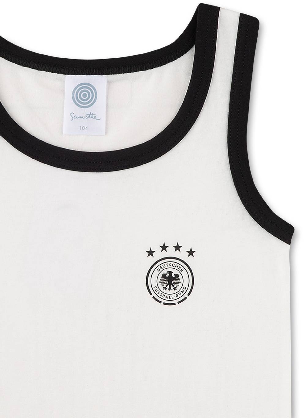 Sanetta DFB-Unterhemd Off-White