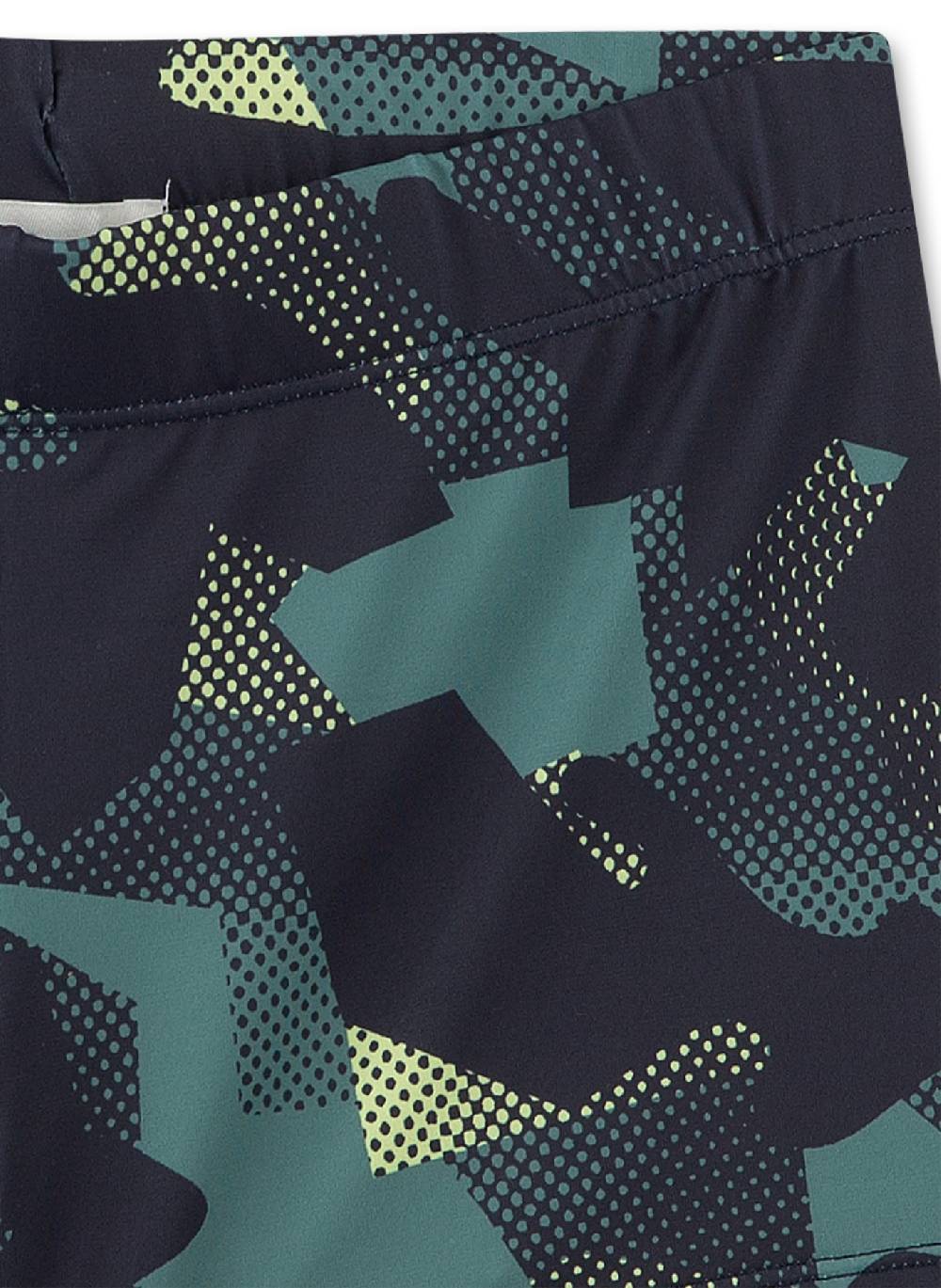 Sanetta Jungen-Badehose Grau Camouflage