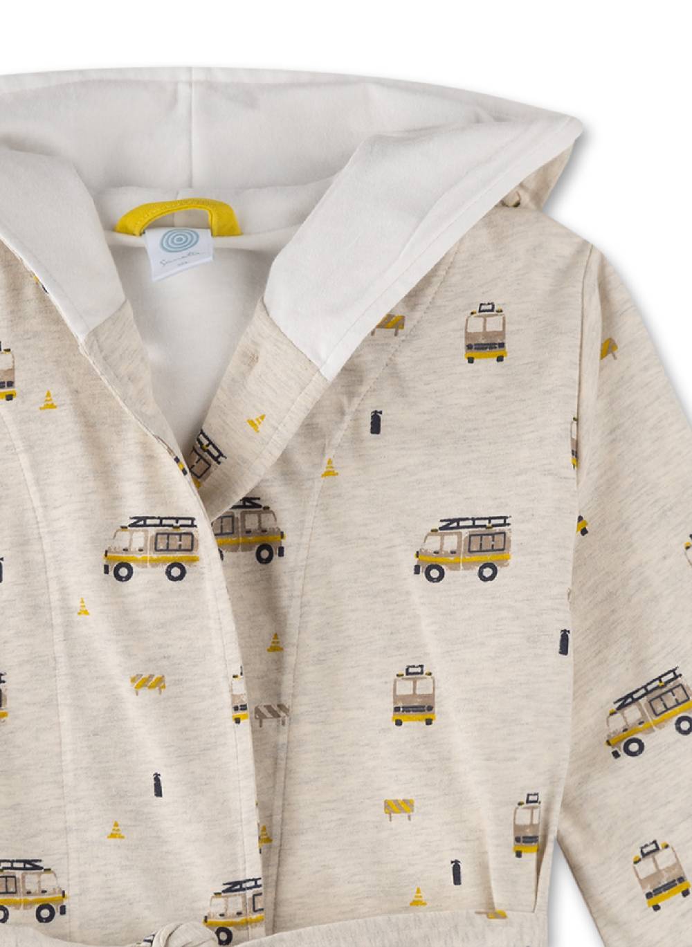 Sanetta Jungen-Bademantel Beige