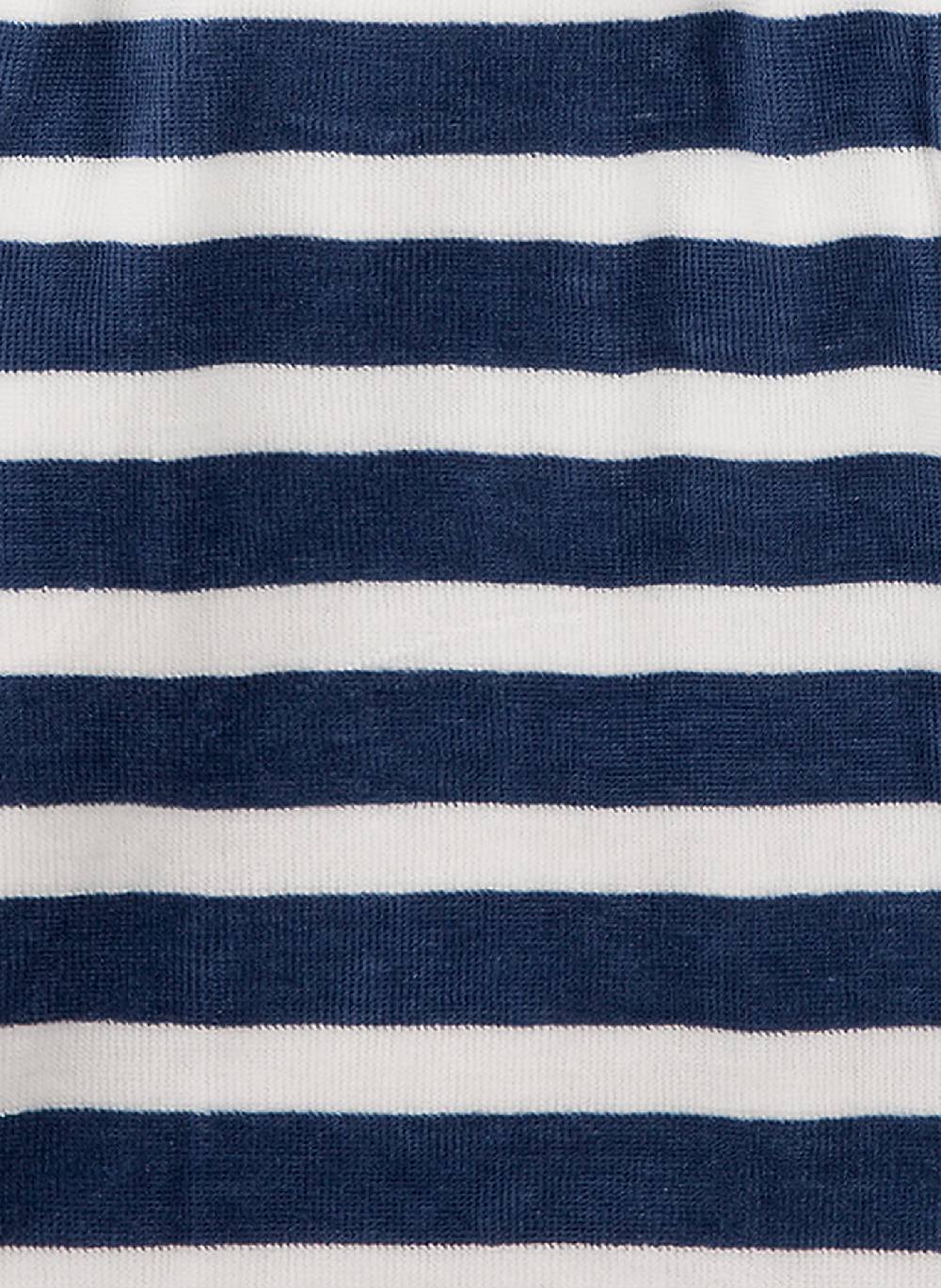 Sanetta Jungen-Bademantel Blau Ringel