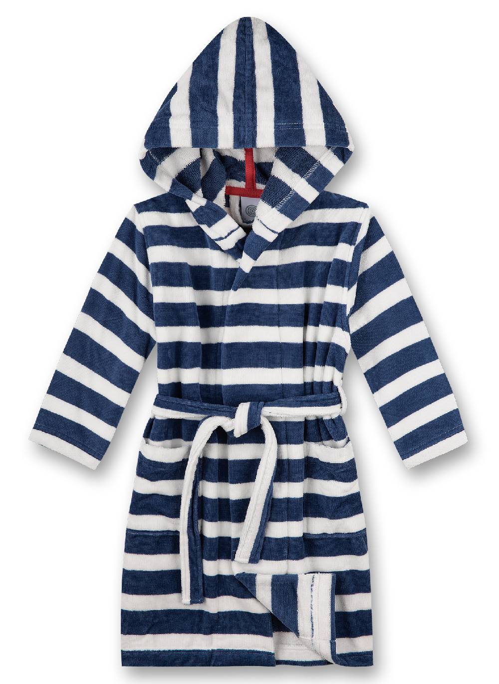 Sanetta Jungen-Bademantel Blau Ringel