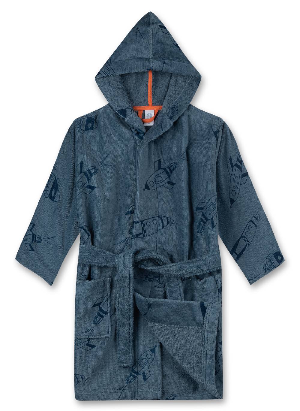 Sanetta Jungen-Bademantel Dunkelblau