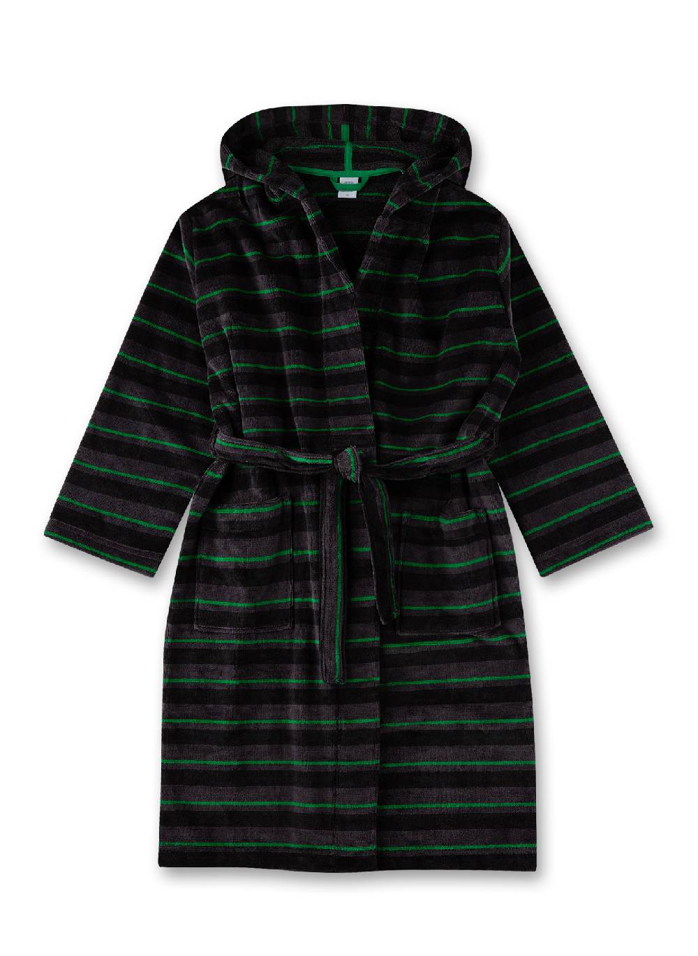 Sanetta Jungen-Bademantel Dunkelgrau