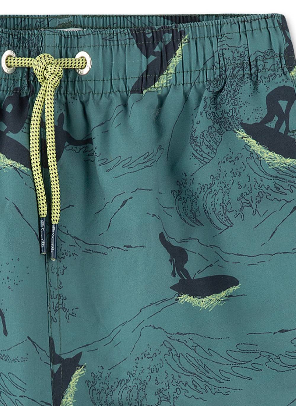 Sanetta Jungen-Badeshorts Grün