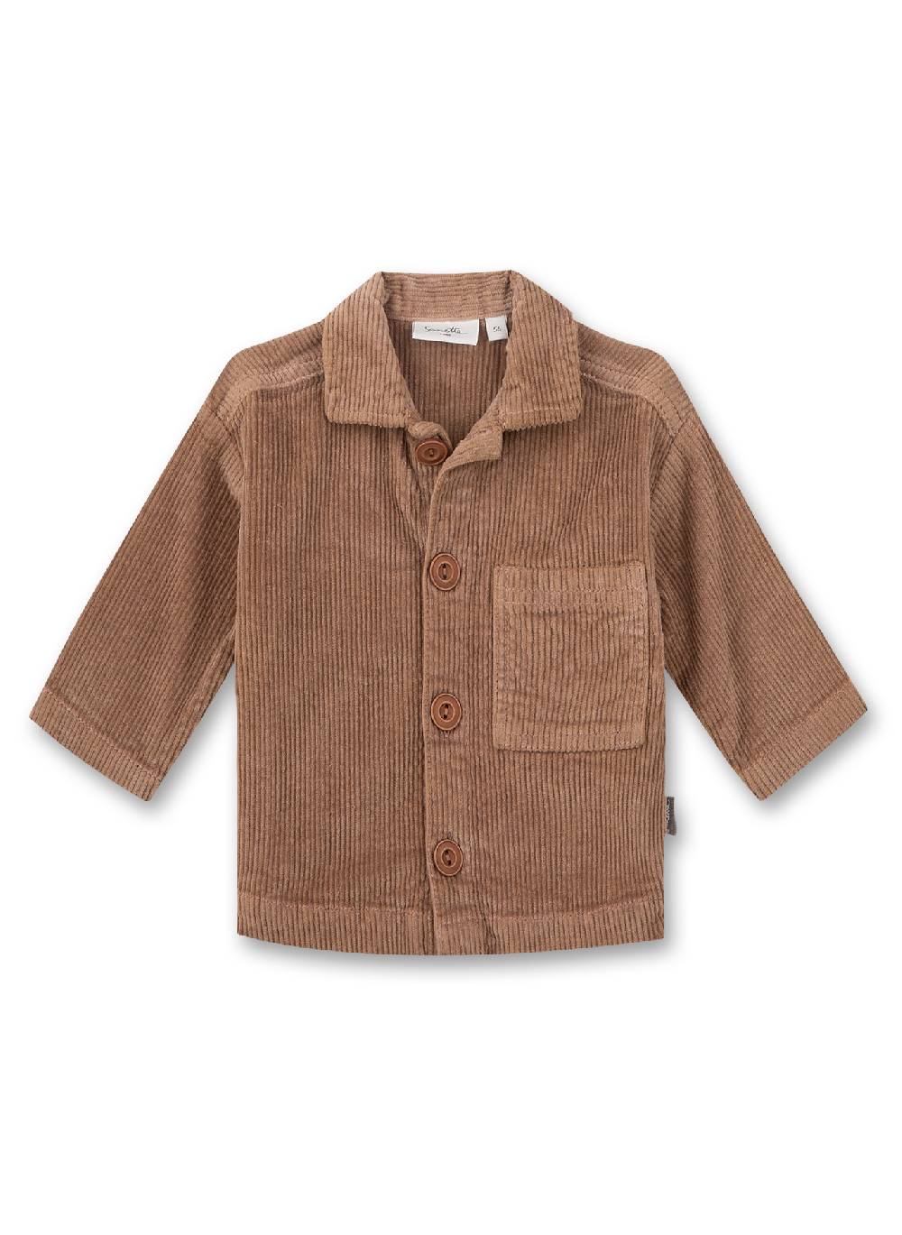 Sanetta Jungen-Cordhemd Braun