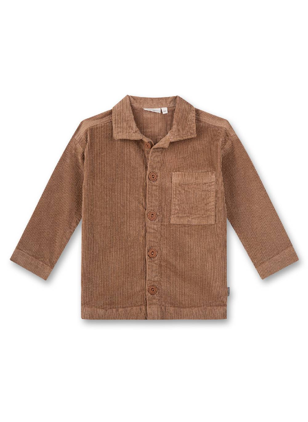 Sanetta Jungen-Cordhemd Braun