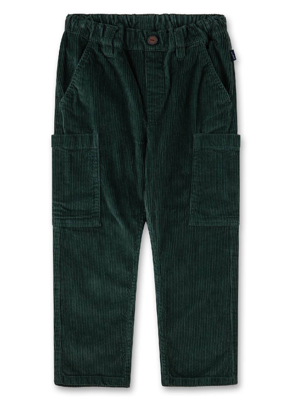 Sanetta Jungen-Cordhose Dunkelgrün