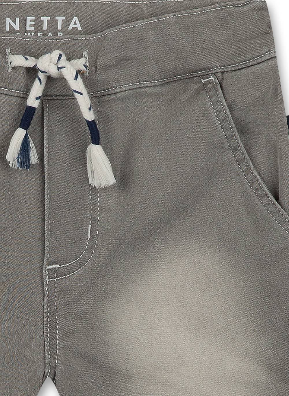 Sanetta Jungen Denim-Shorts Grau