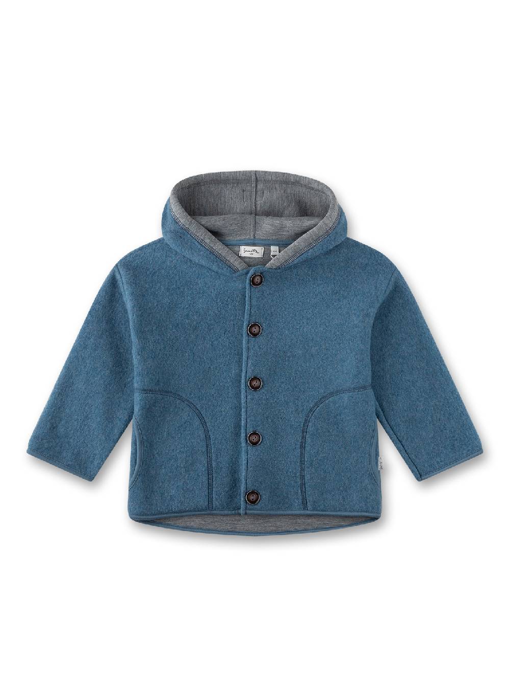 Sanetta Jungen-Fleece-Jacke Blau
