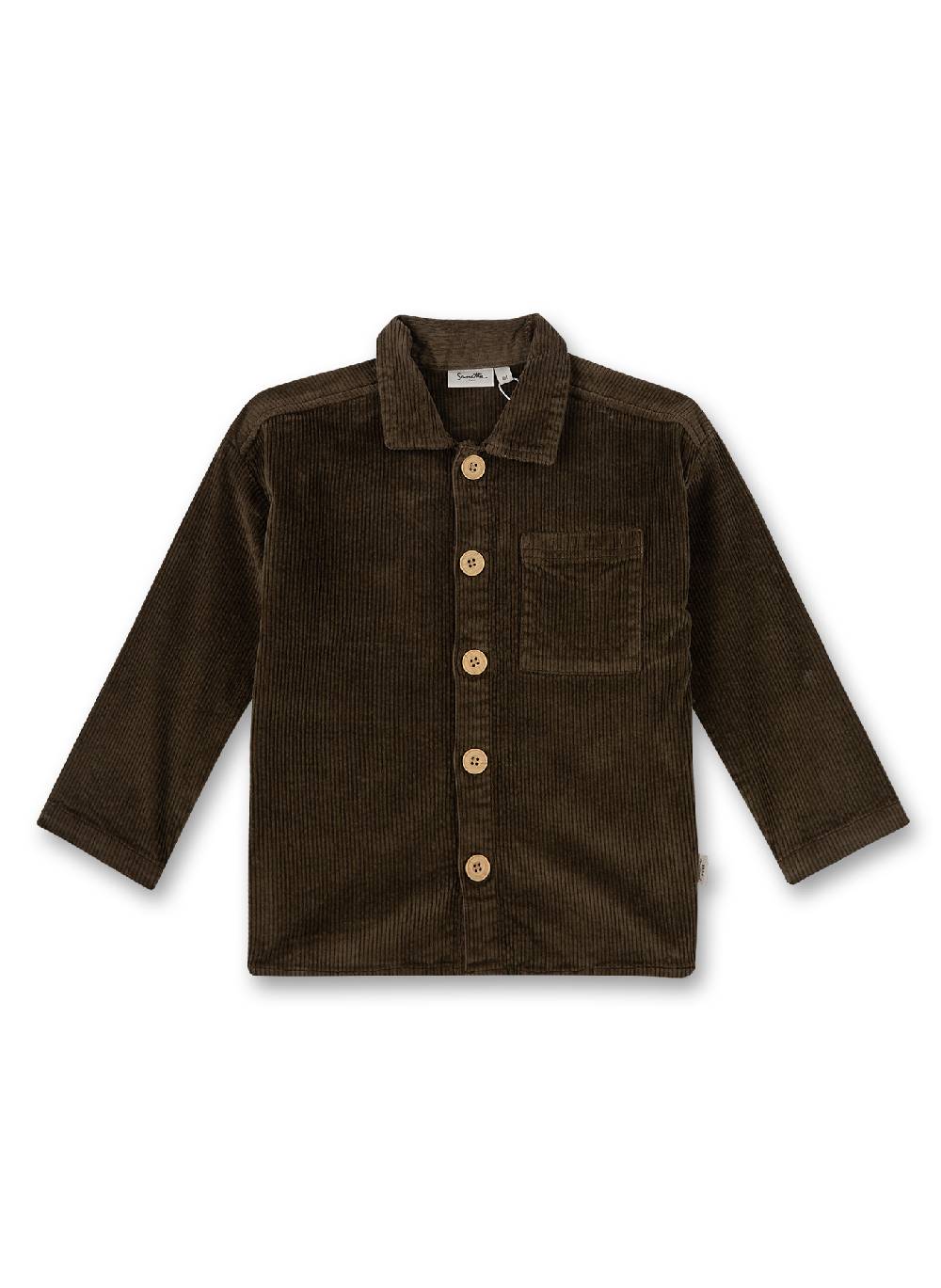 Sanetta Jungen-Hemd aus Cord Grün