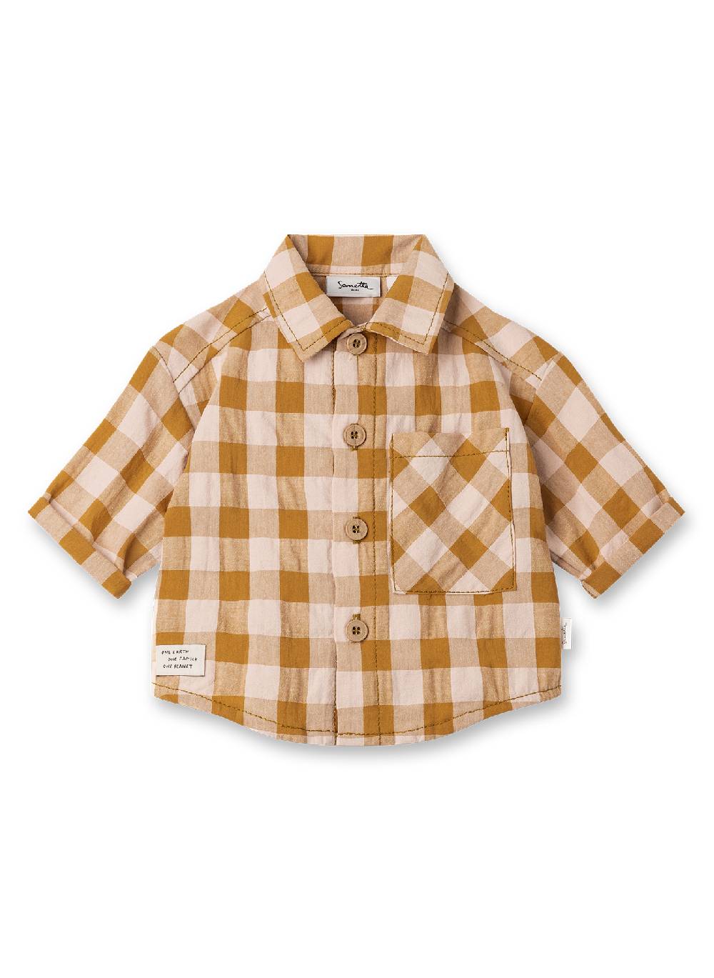 Sanetta Jungen-Hemd Beige