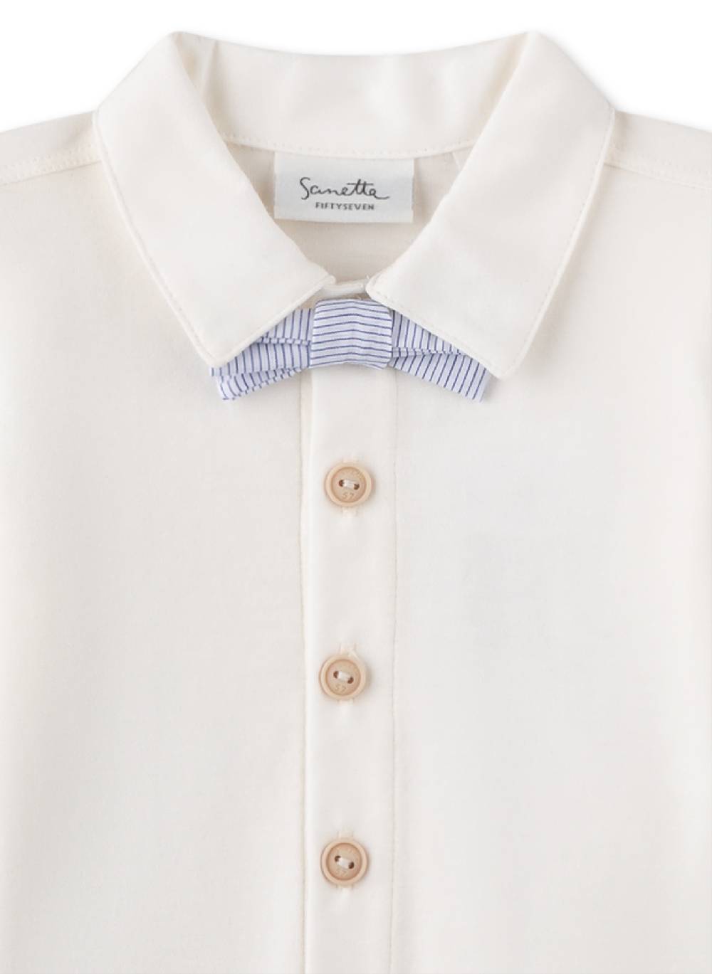 Sanetta Jungen-Hemd Off-White