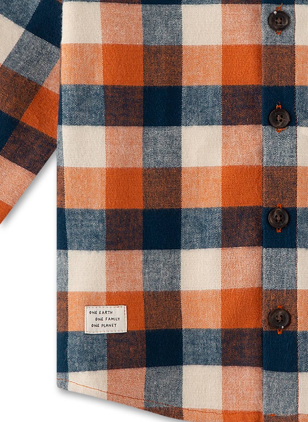 Sanetta Jungen-Hemd Orange