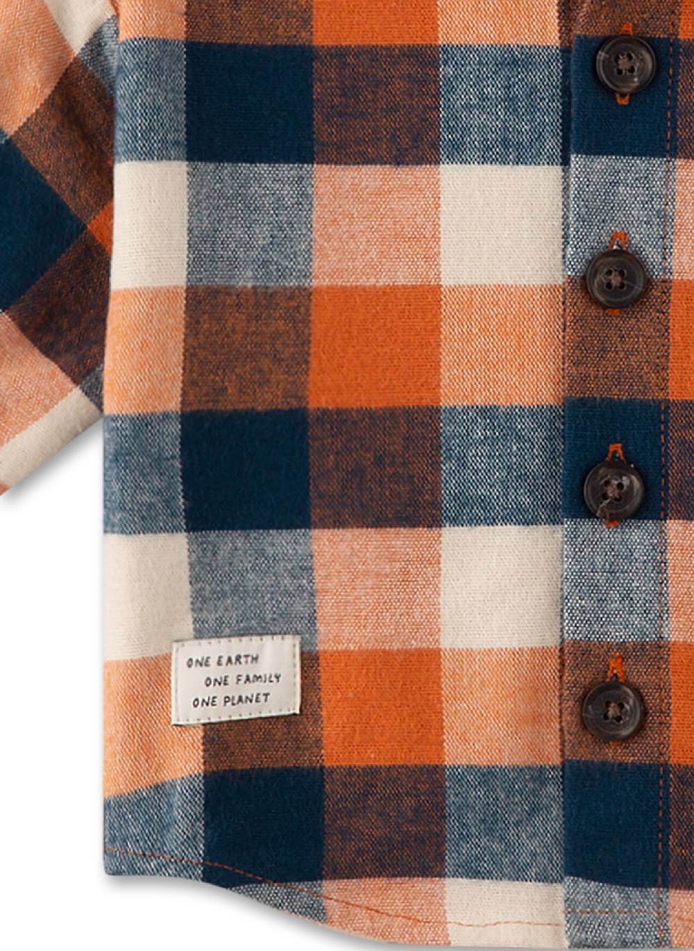 Sanetta Jungen-Hemd Orange