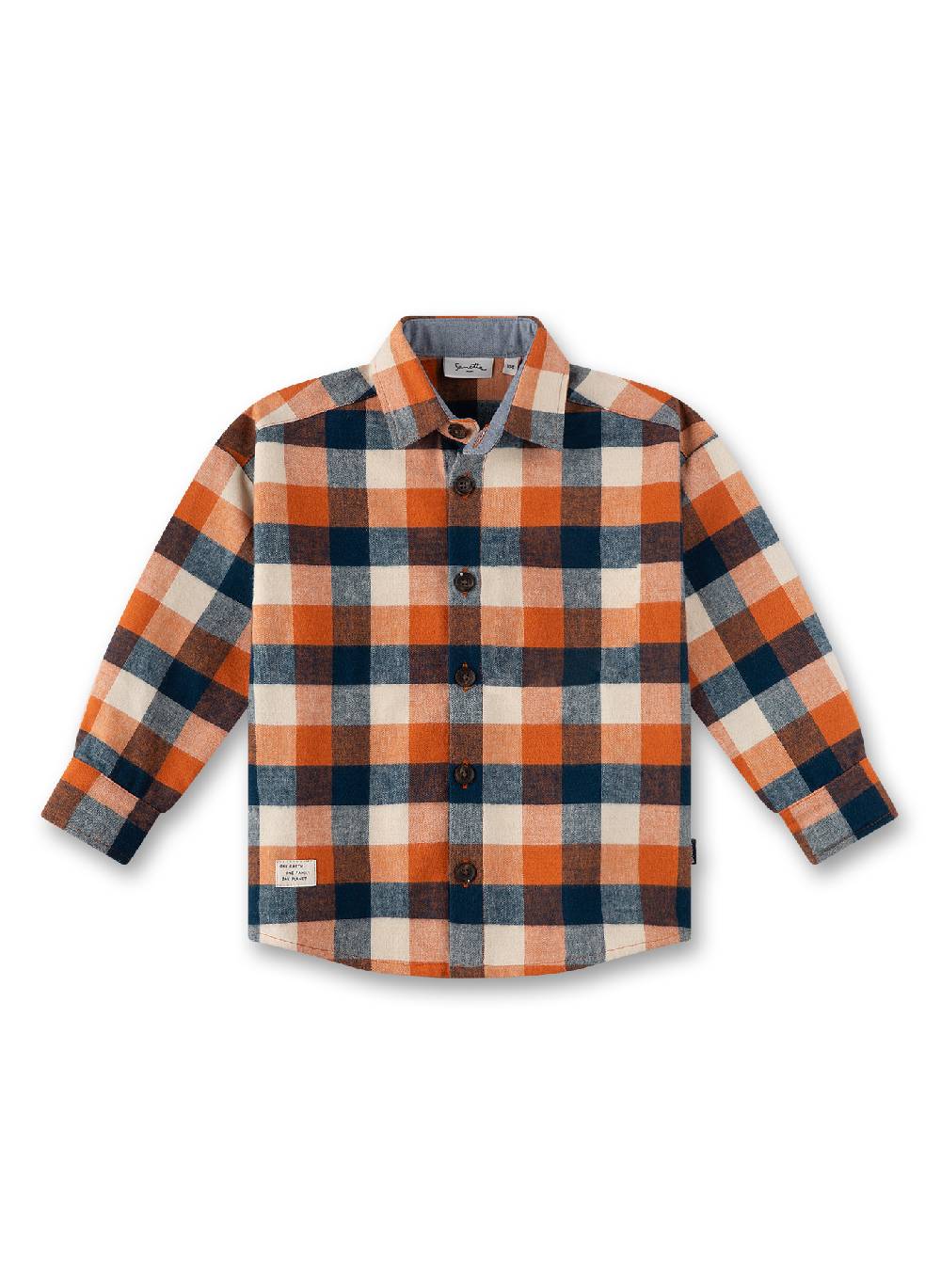 Sanetta Jungen-Hemd Orange