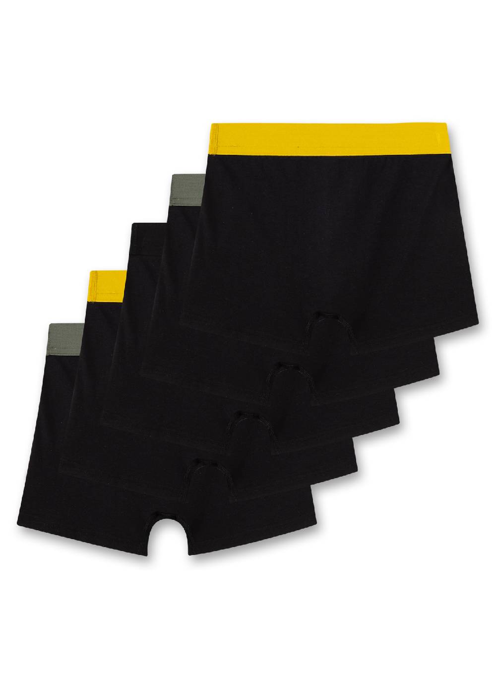 Sanetta Jungen-Hipshorts (5er-Pack) Schwarz