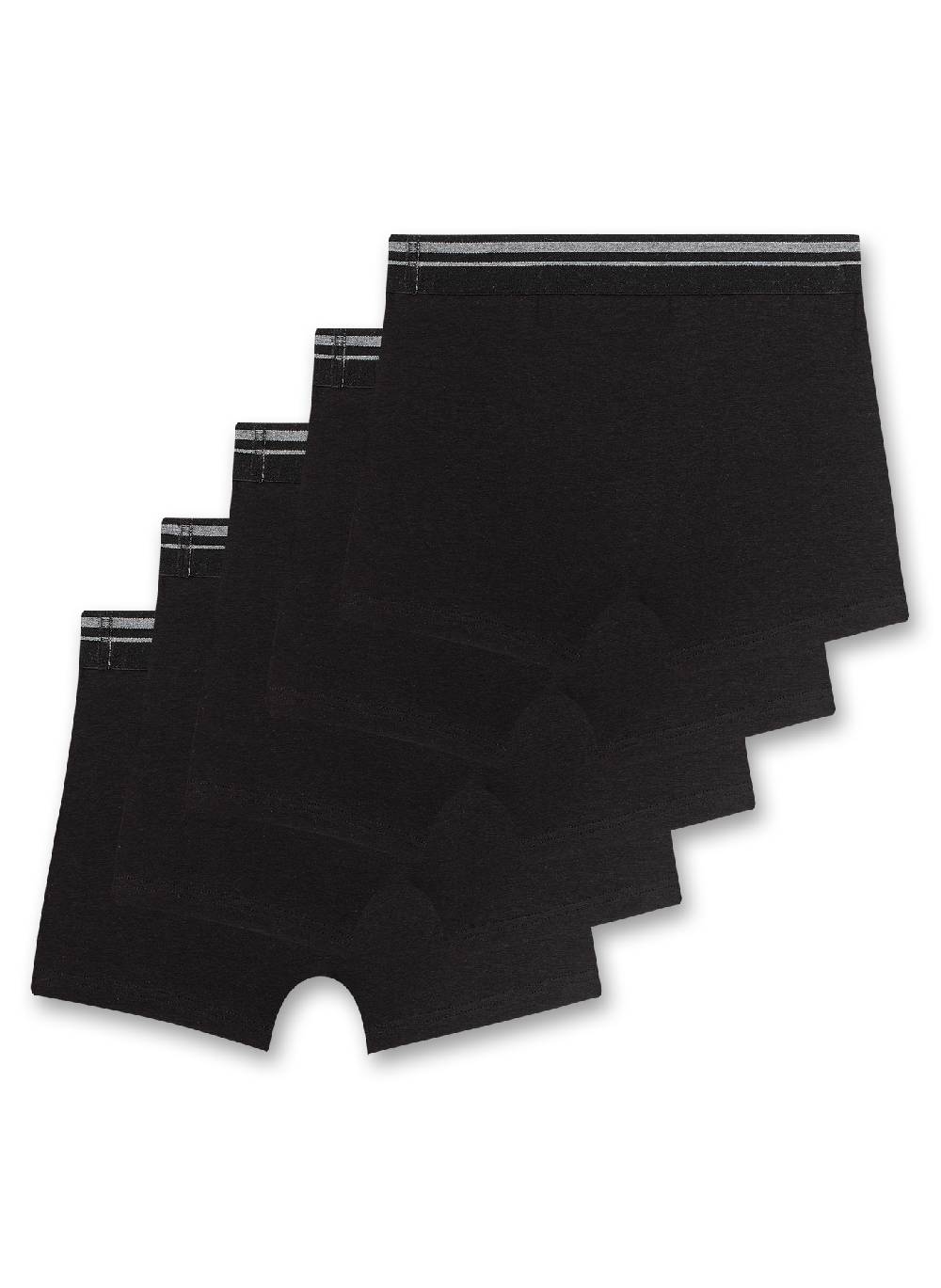 Sanetta Jungen-Hipshorts (5er-Pack) Schwarz