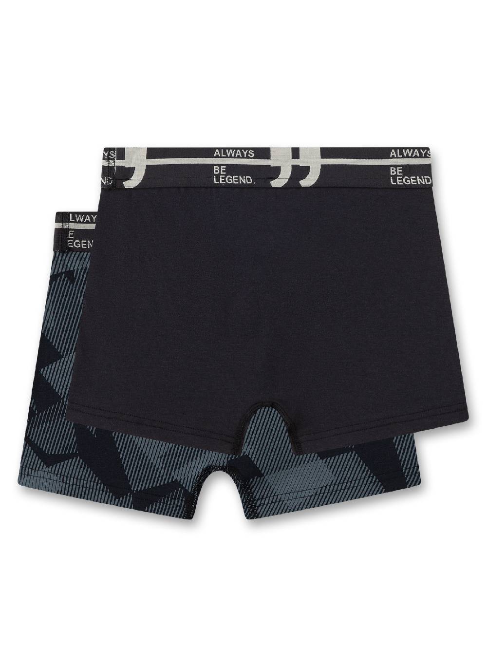 Sanetta Jungen-Hipshorts (Doppelpack) Dunkelgrau
