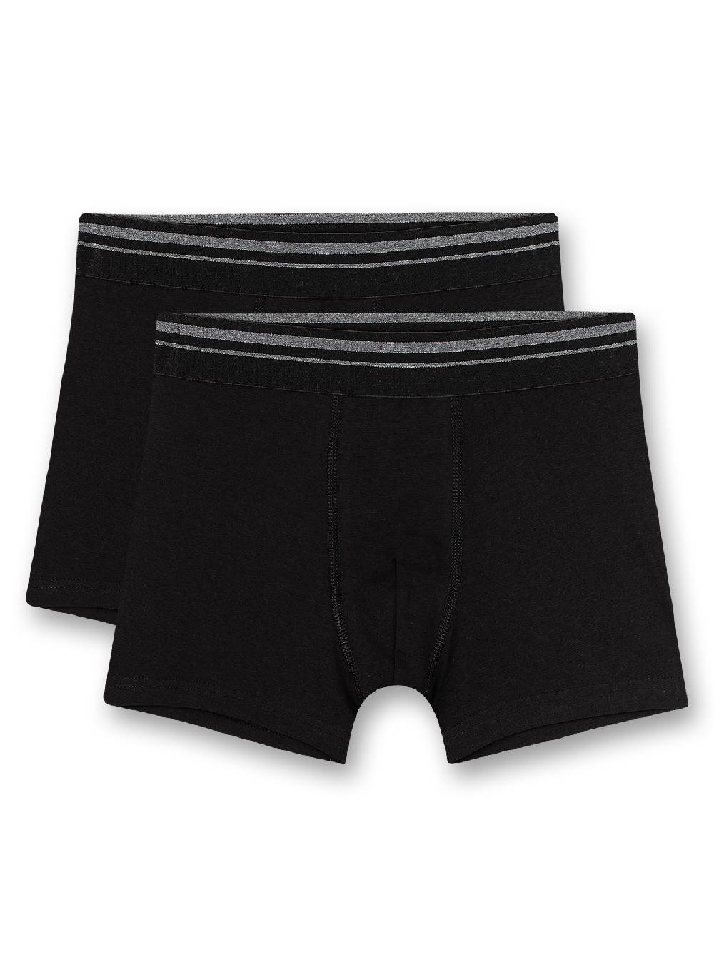 Sanetta Jungen-Hipshorts (Doppelpack) Schwarz