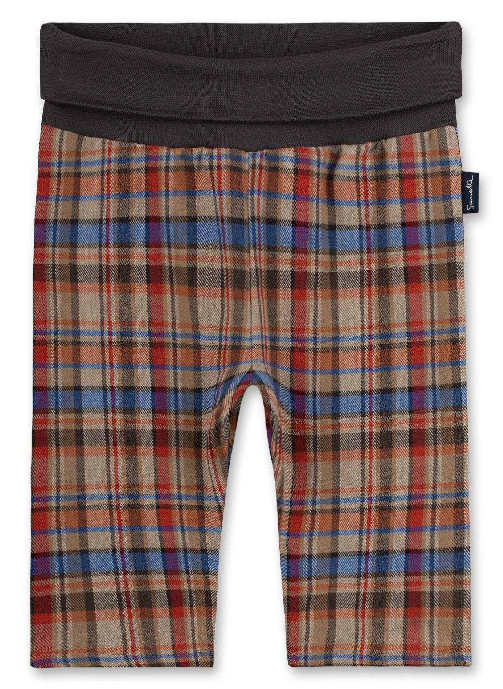 Sanetta Jungen-Hose Bunt-kariert Happy Bear