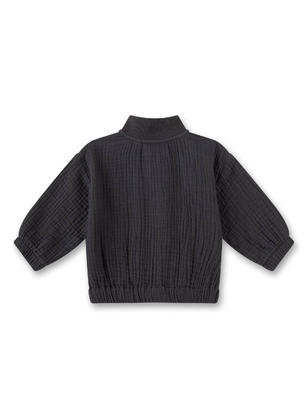 Sanetta Jungen-Jacke Grau Aus Musselin