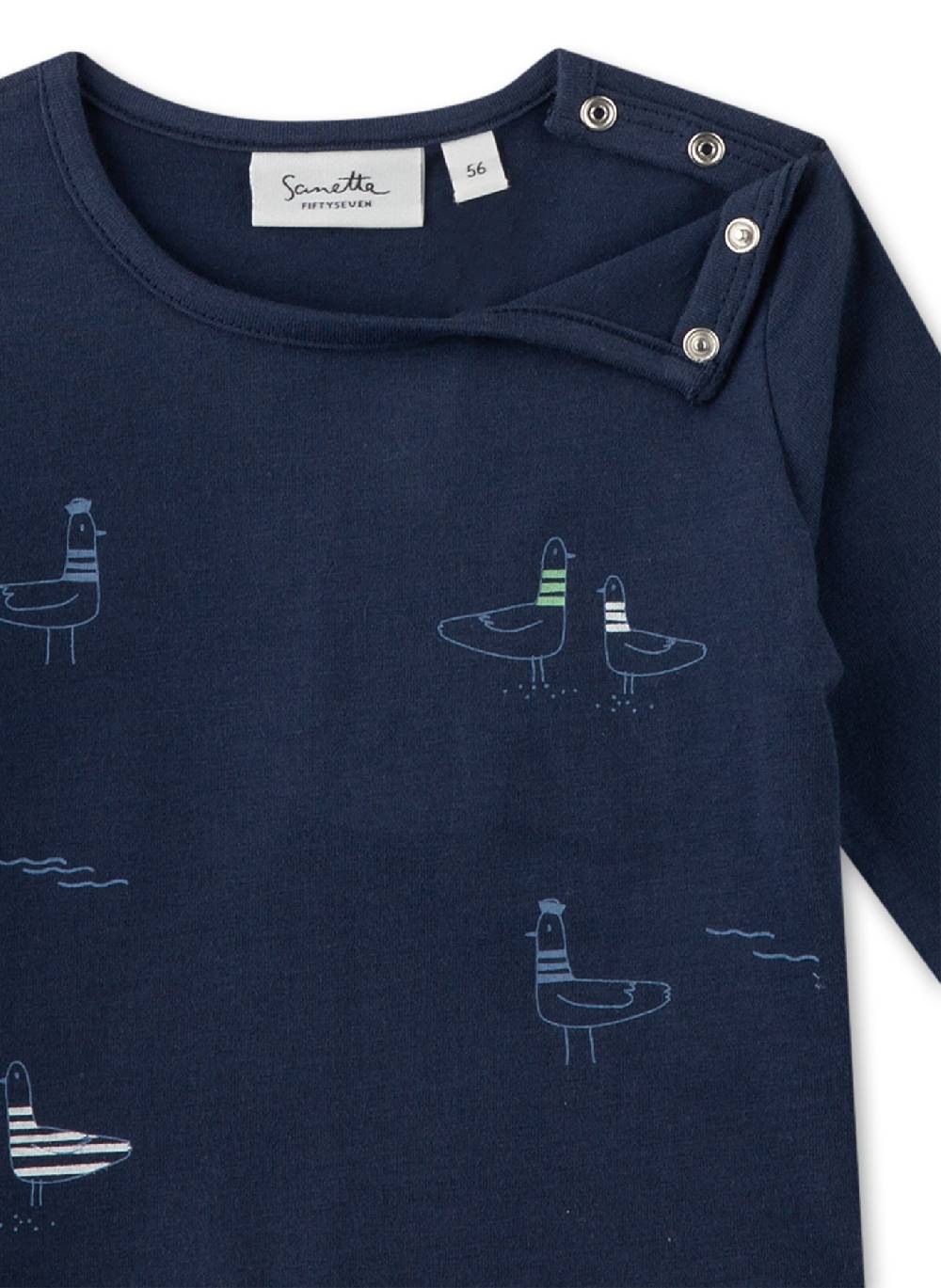 Sanetta Jungen-Langarmshirt Blau