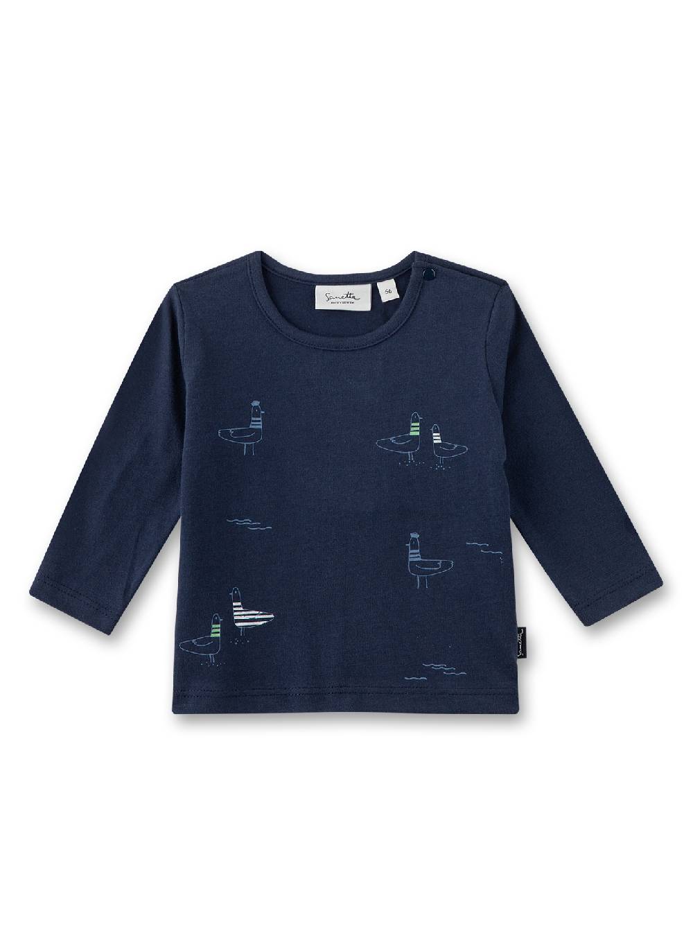 Sanetta Jungen-Langarmshirt Blau