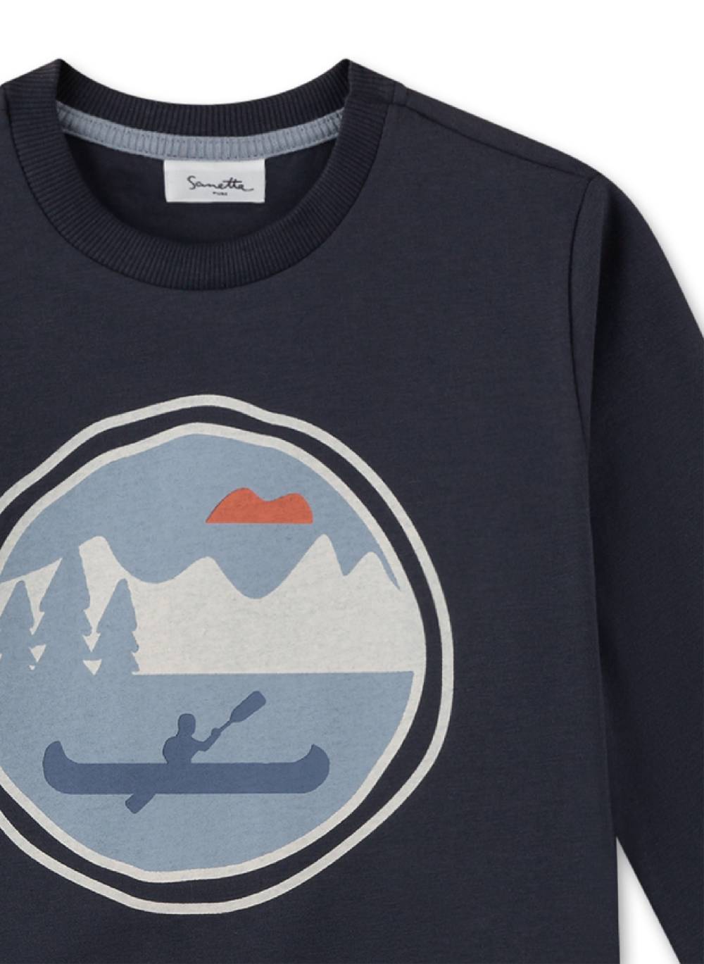 Sanetta Jungen-Langarmshirt Blau