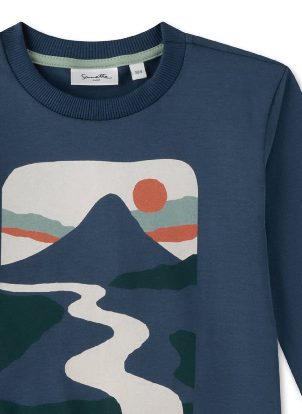 Sanetta Jungen-Langarmshirt Blau