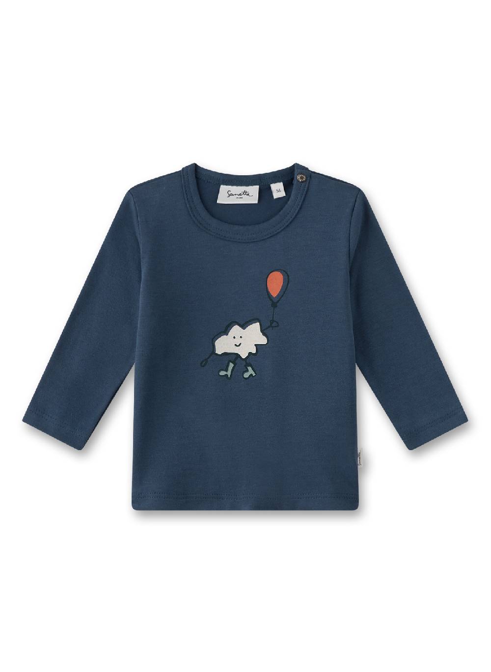 Sanetta Jungen-Langarmshirt Blau