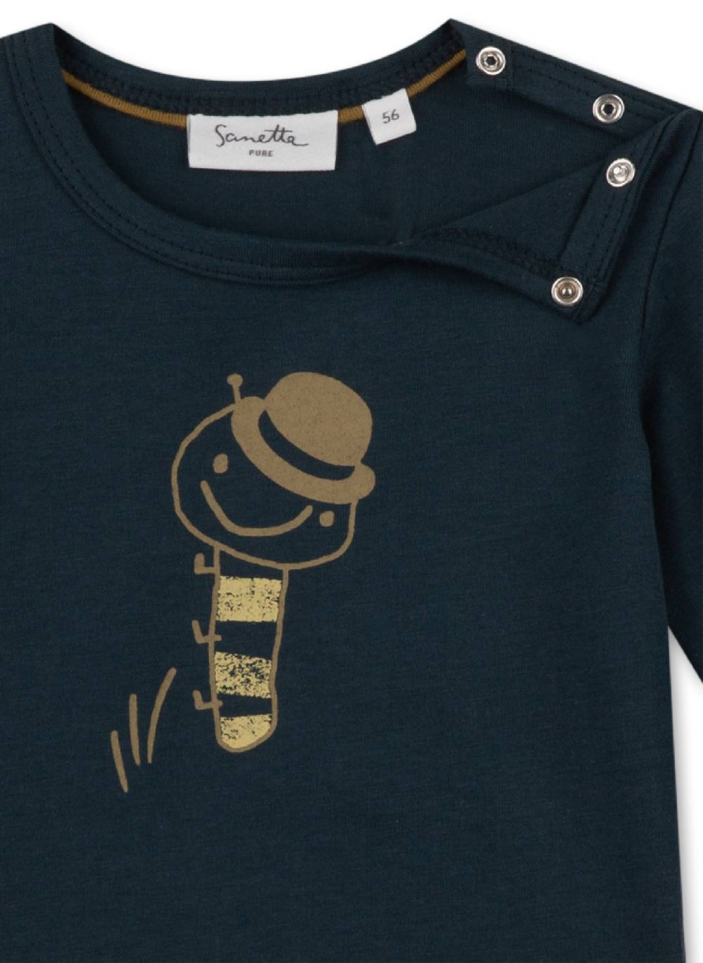 Sanetta Jungen-Langarmshirt Dunkelblau