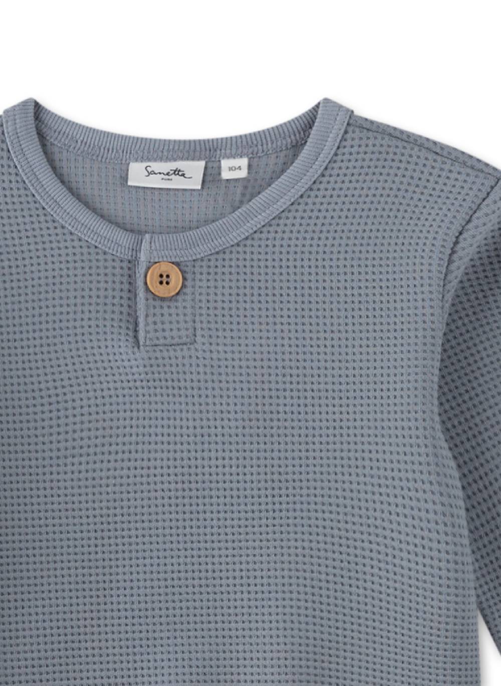 Sanetta Jungen-Langarmshirt Grau