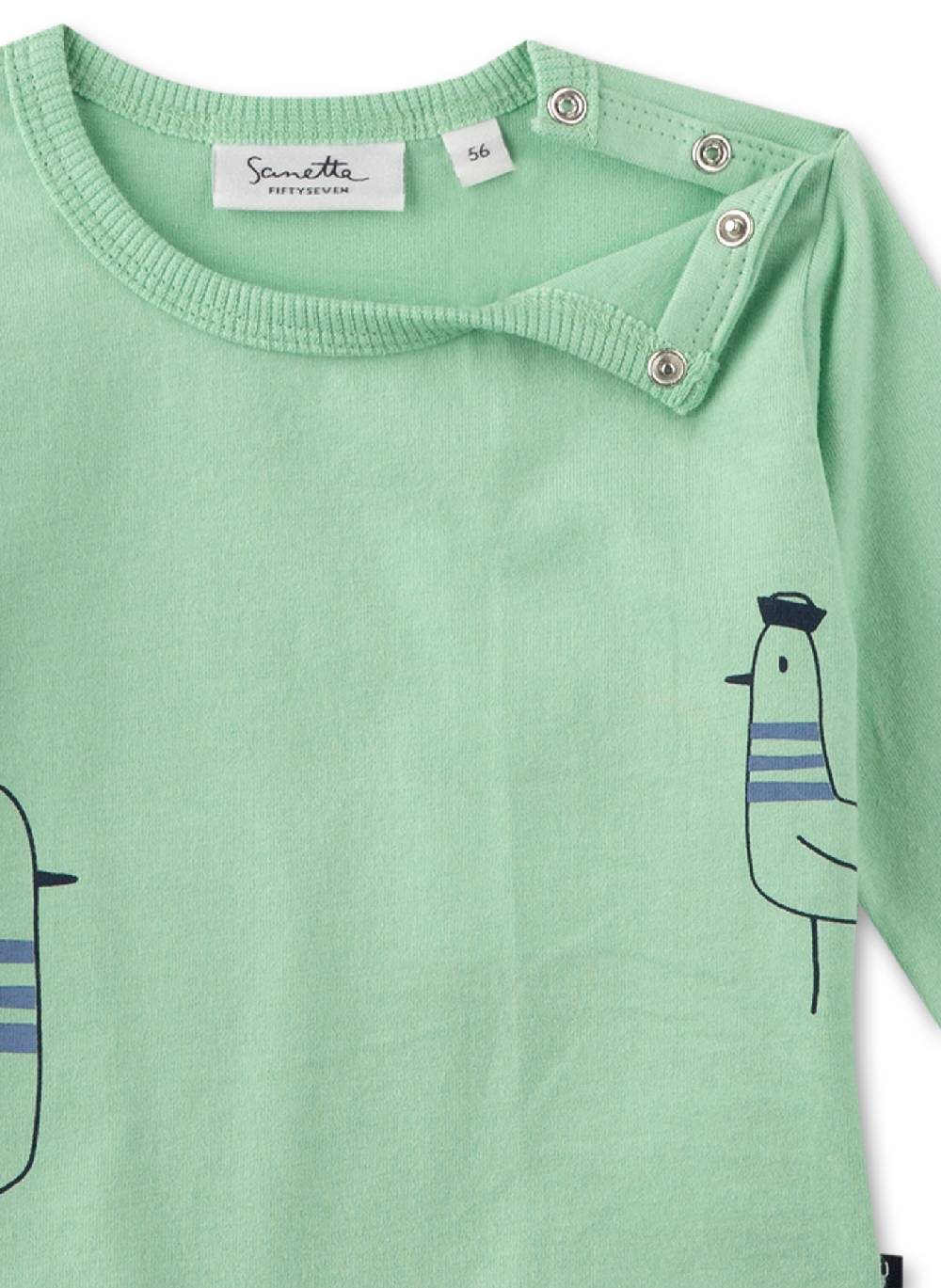 Sanetta Jungen-Langarmshirt Grün