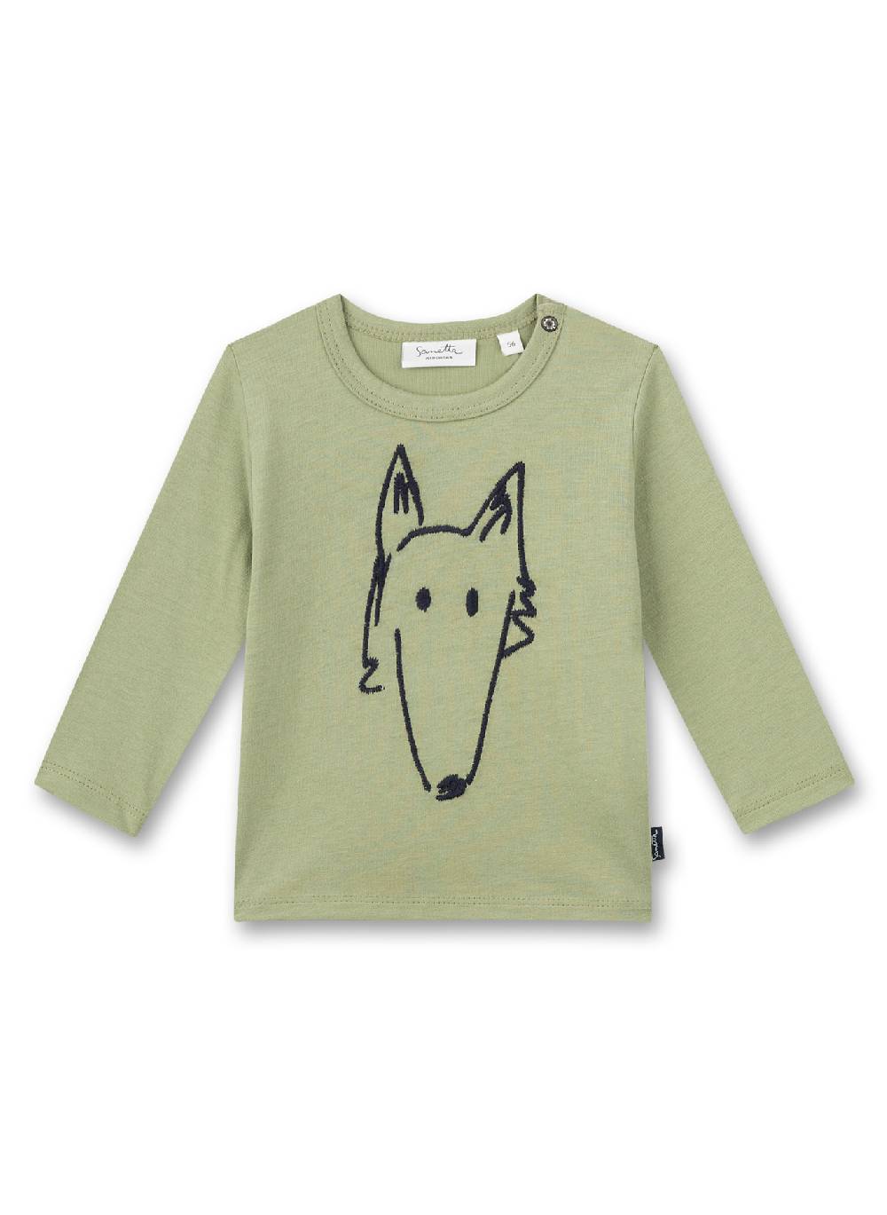 Sanetta Jungen-Langarmshirt Grün