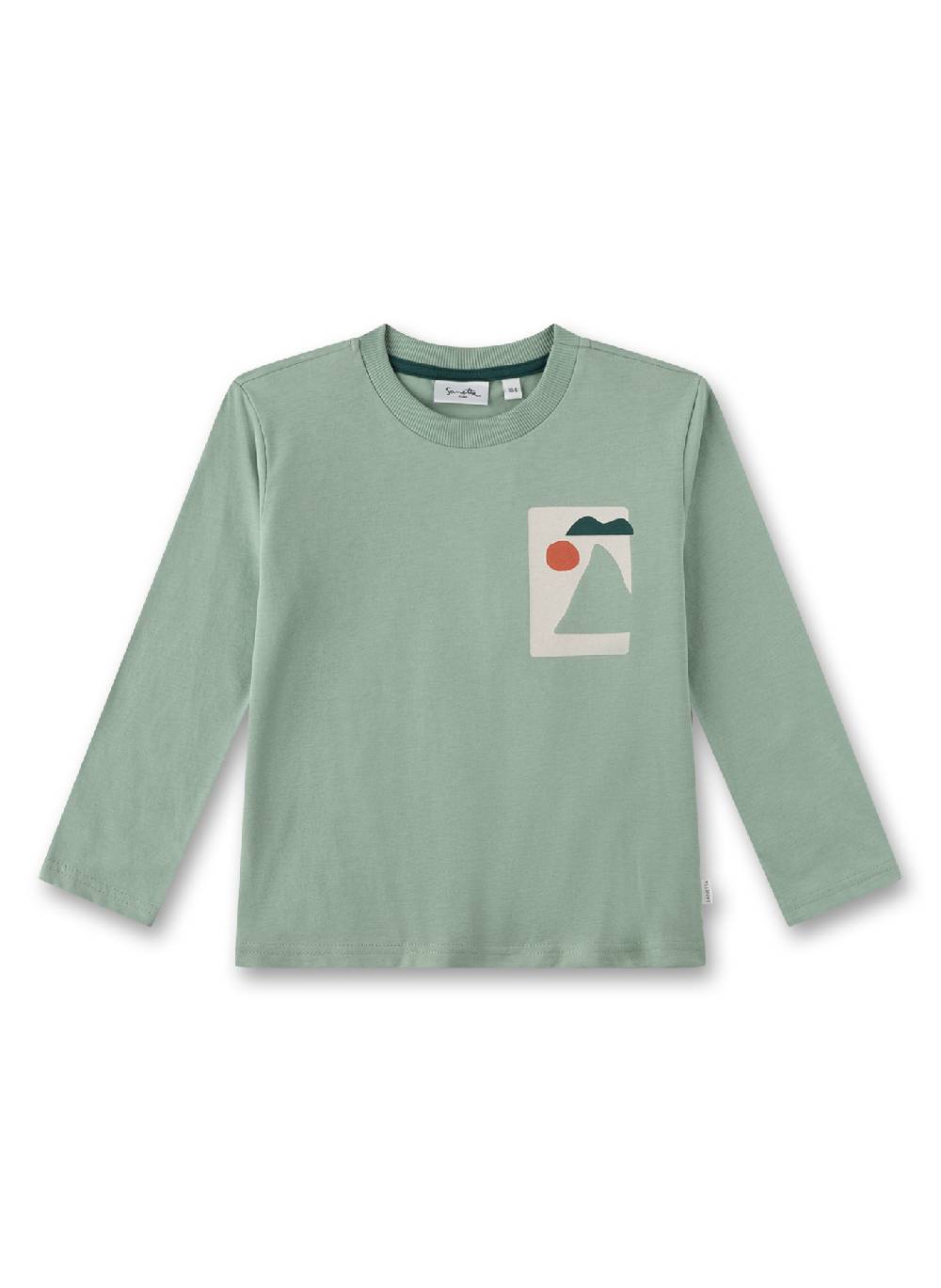 Sanetta Jungen-Langarmshirt Grün