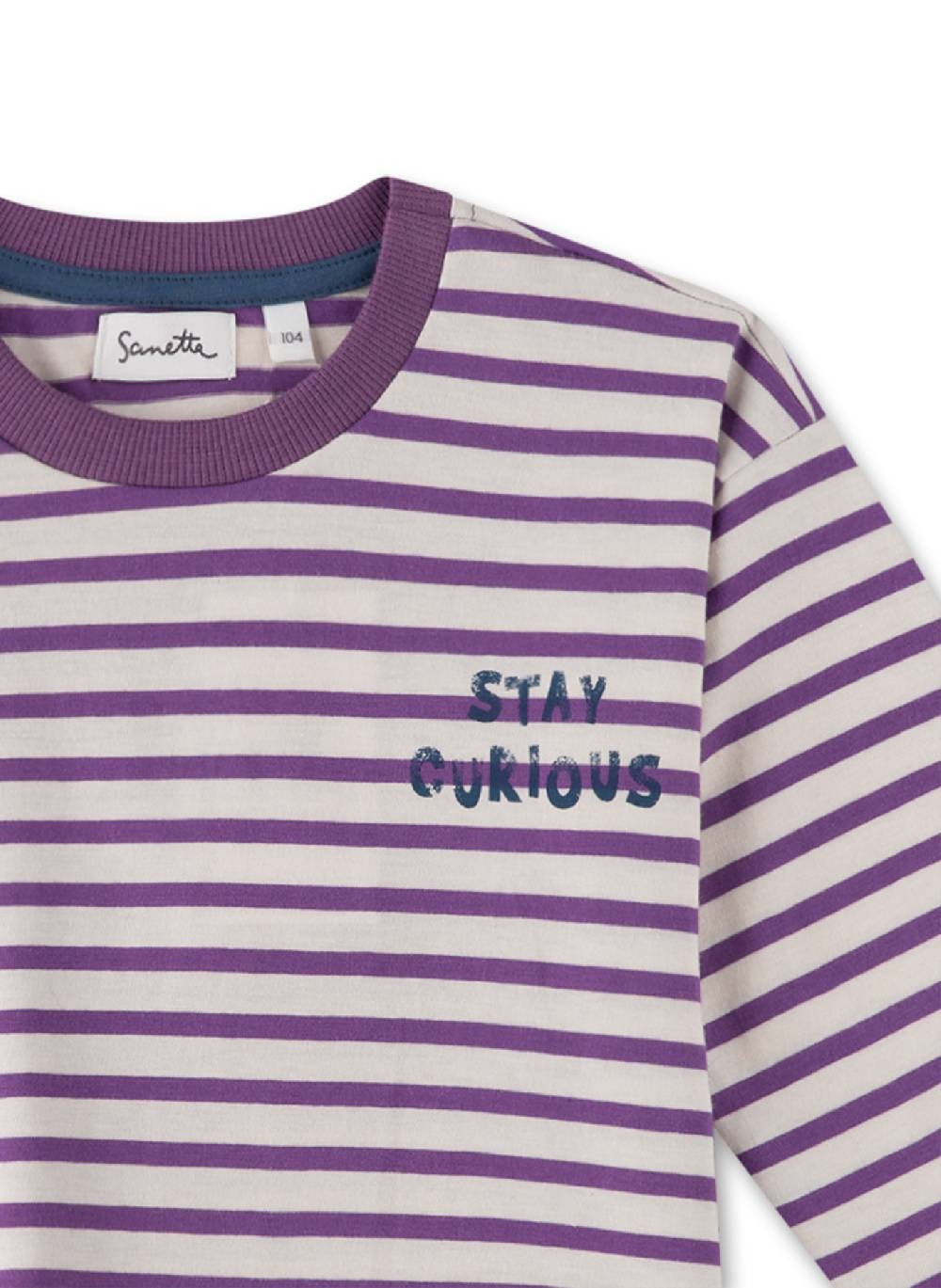 Sanetta Jungen-Langarmshirt Lila