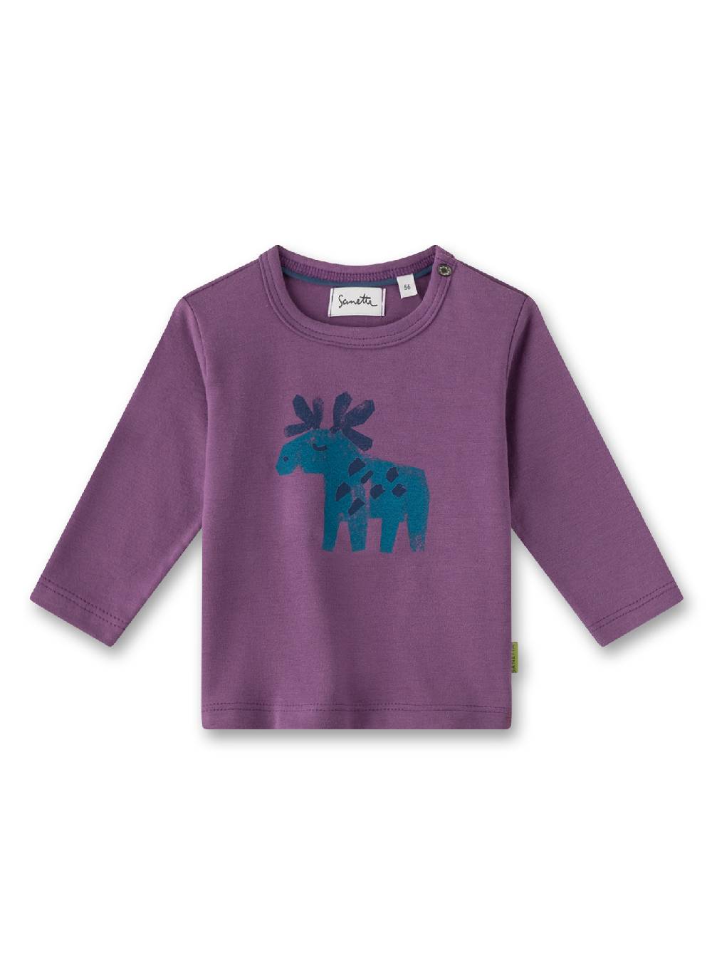 Sanetta Jungen-Langarmshirt Lila