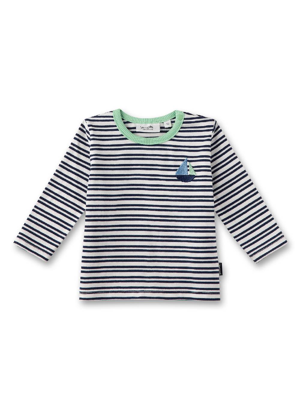 Sanetta Jungen-Langarmshirt Off-White