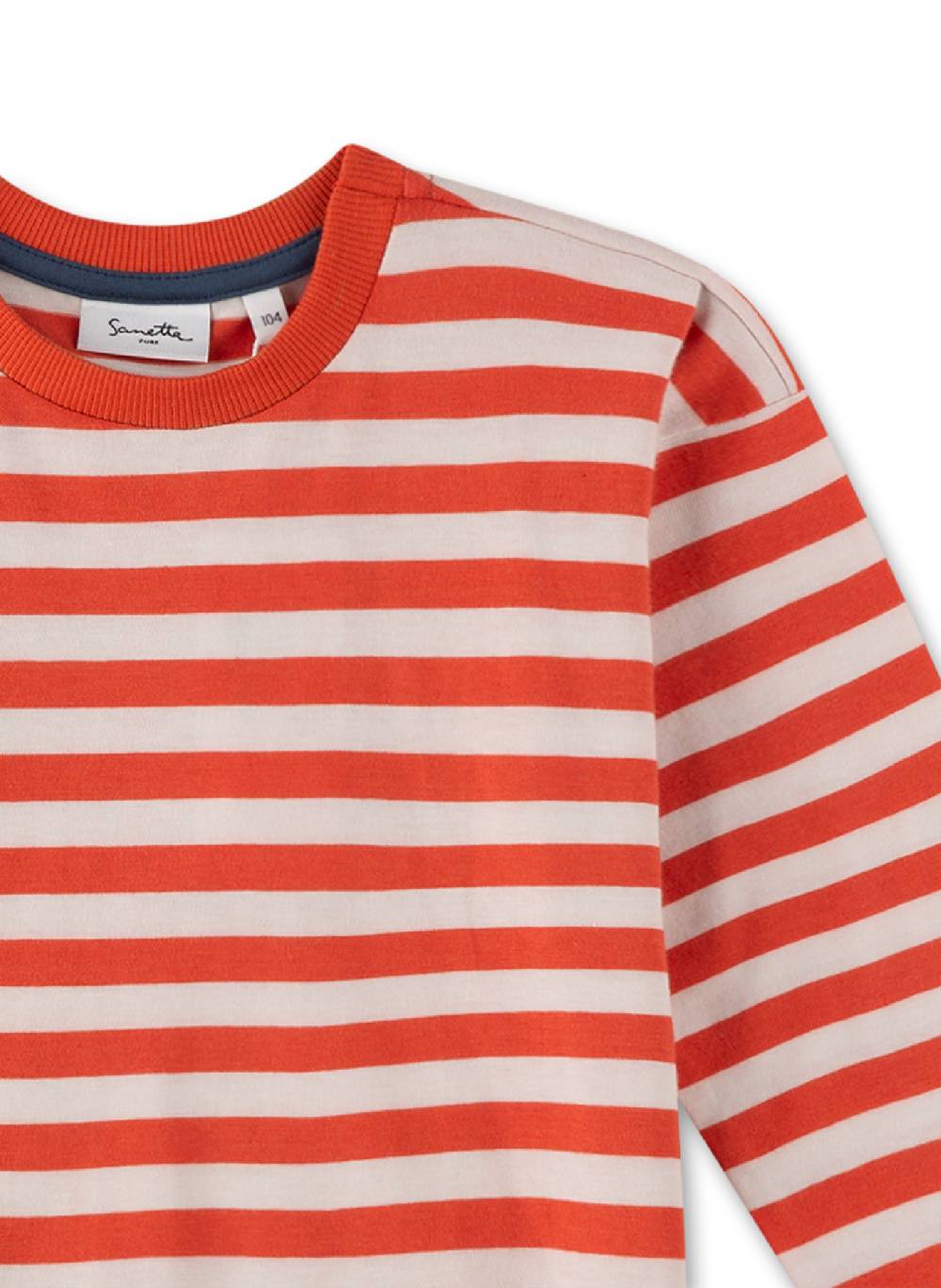 Sanetta Jungen-Langarmshirt Orange