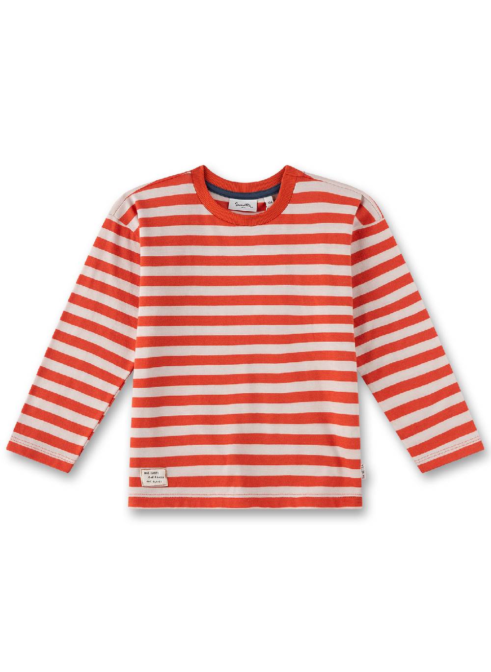 Sanetta Jungen-Langarmshirt Orange