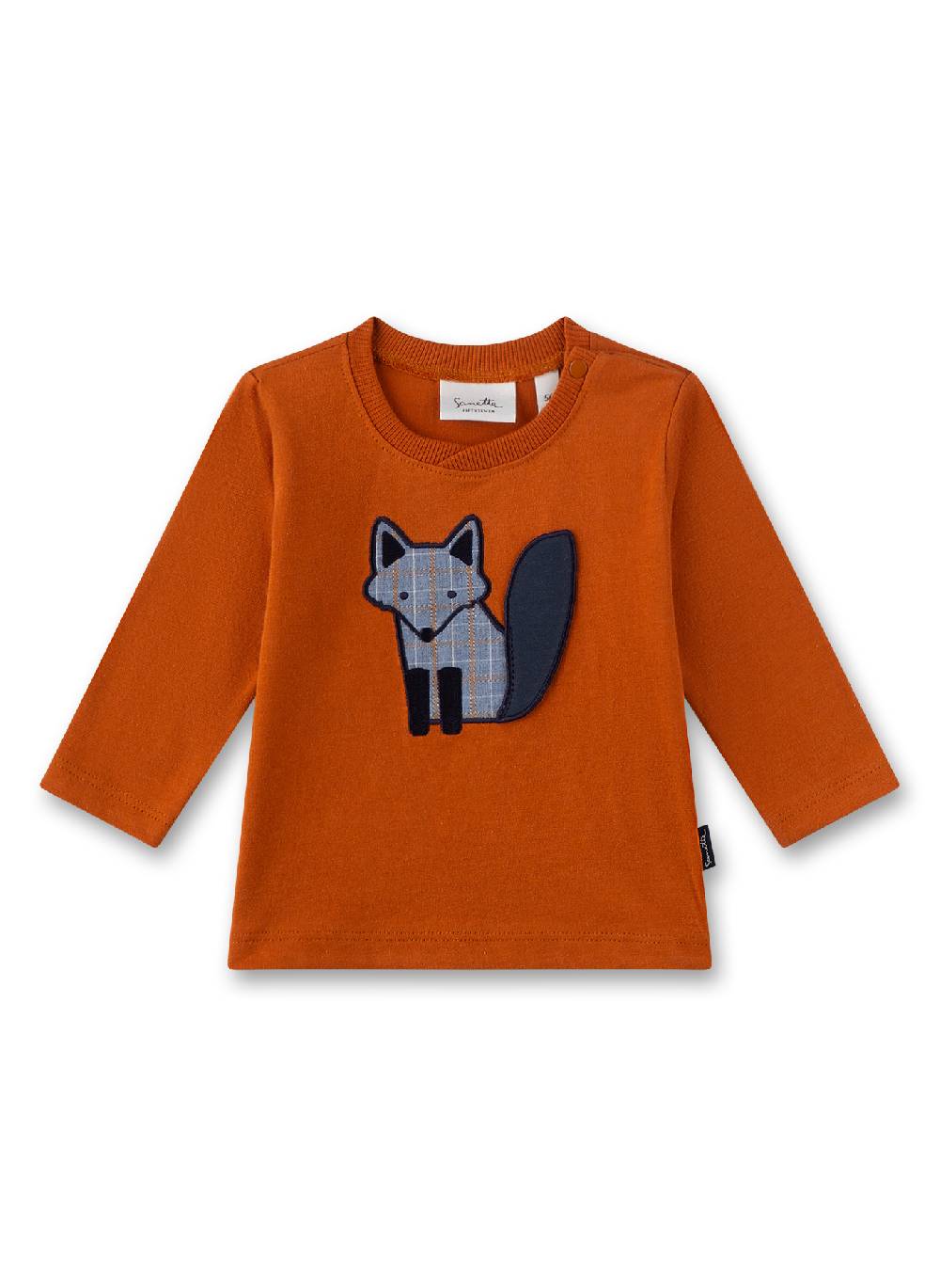 Sanetta Jungen-Langarmshirt Orange