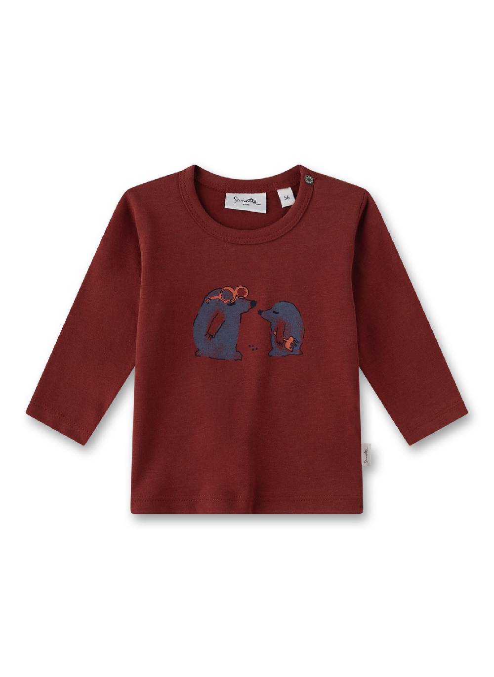 Sanetta Jungen-Langarmshirt Rot