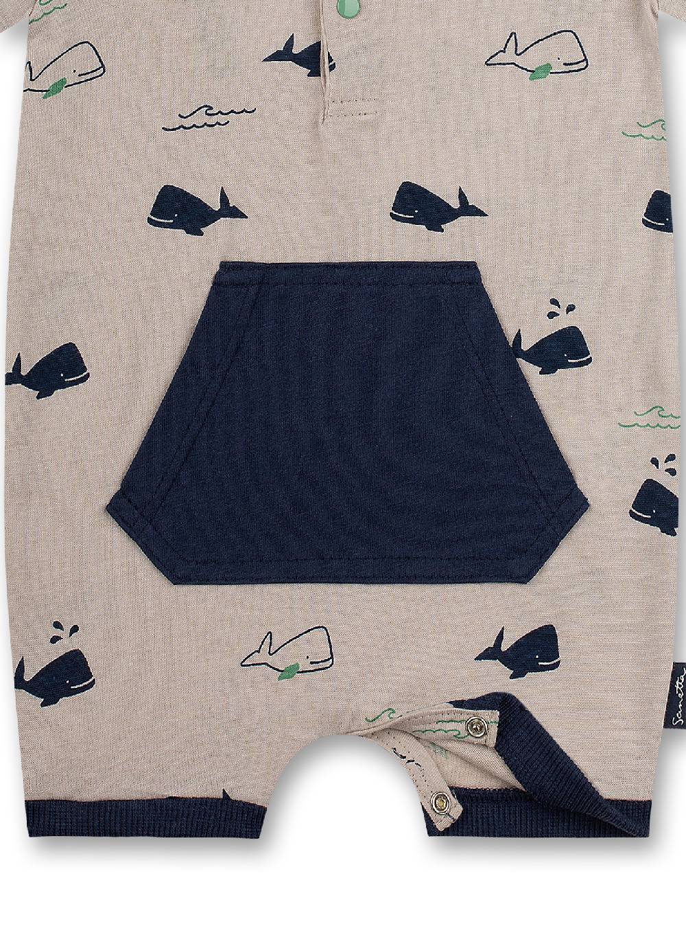 Sanetta Jungen-Overall Beige Little Whale